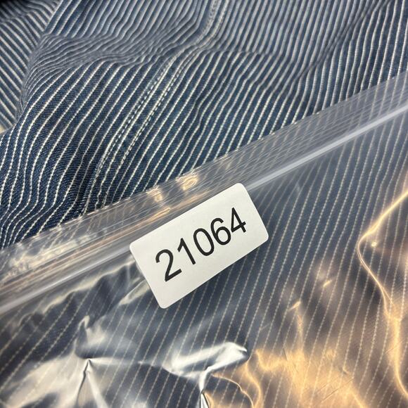 Industry of All Nations Indigo Hickory Stripe Selvedge Denim Jacket IOAN Medium - Picture 10 of 10